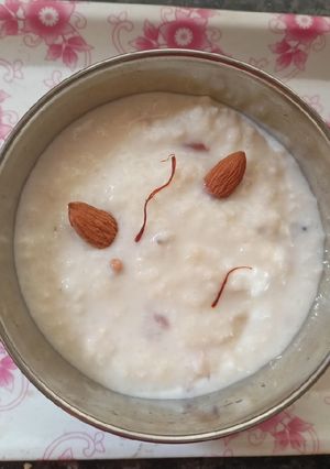 समा के चावल और मखाने की खीर (sama k chawal aur makhane ki kheer recipe in Hindi) रेसिपी मुख्य फोटो