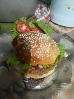 Foto resep Burger tempe