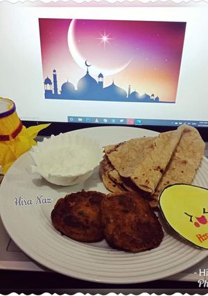 A picture of Shami kabab.