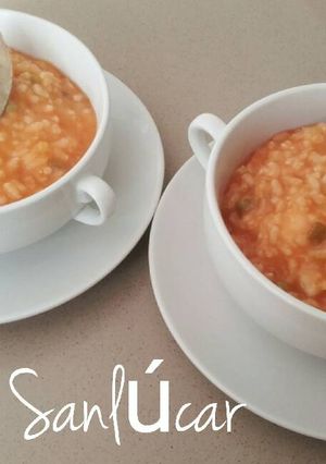 Foto principal de Arroz meloso de gambas con choco simple y delicioso