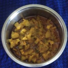 A picture of Sitaphal ki sabzi.