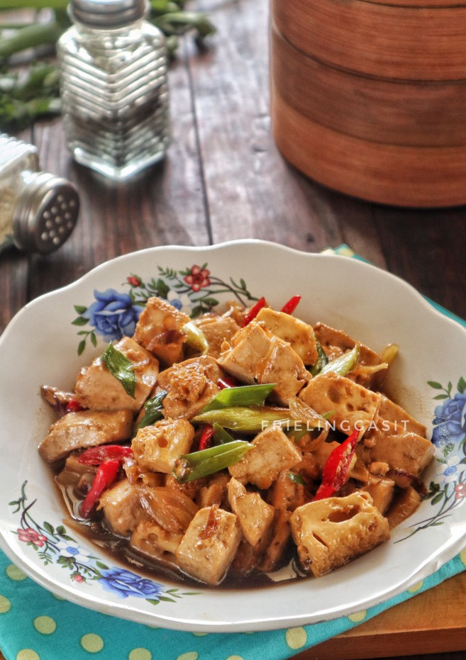 Foto resep Tumis Putih Telur-Tahu