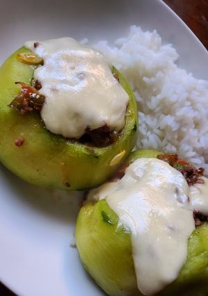 Una foto de Zapallitos rellenos