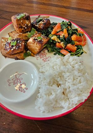 Foto resep Salmon teriyaki