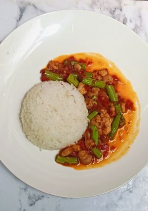 Foto resep Oseng pedas udang buncis