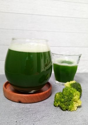 Foto resep Spinach Broccoli Juice (Vegie Green)