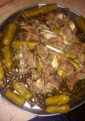 صورة لوصفة ورق عنب وكوسا مع لحمة