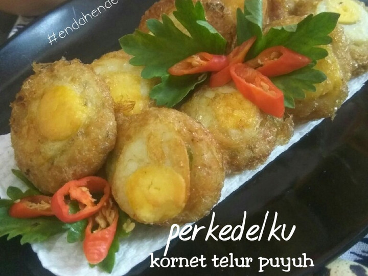 Resep: Perkedelku kornet telur puyuh✨ Yang Enak