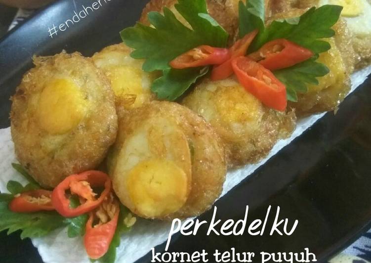 Perkedelku kornet telur puyuh✨