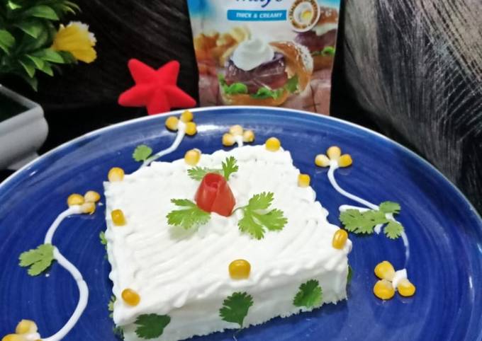 Recipe of Award-winning Mayo Chicken Sandwich Cake  #KokabandCookpad