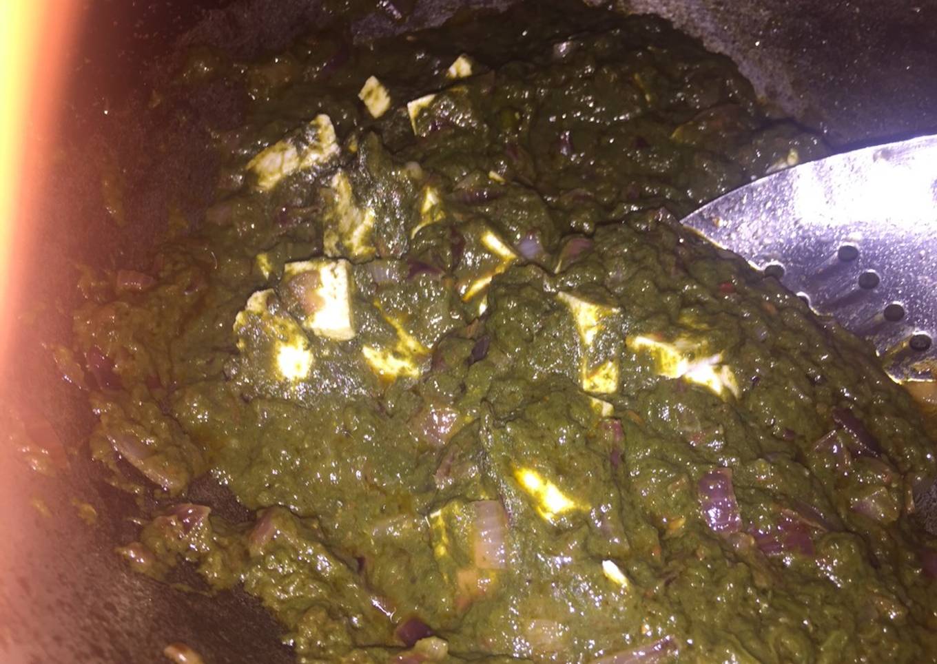 Palak paneer