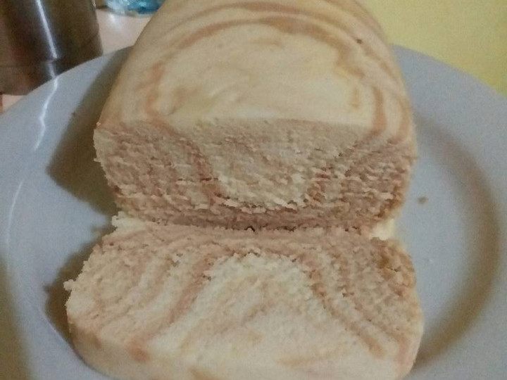 Anti Ribet, Bikin Zebra Cake Putih Telur Bahan Sederhana