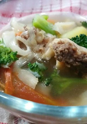 Foto resep Sop jamur tiram & brokoli 🍀