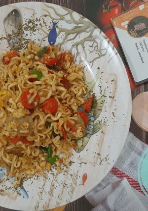 Foto resep Mie goreng tek tek pedas