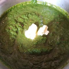 A picture of Sarso ka Saag.