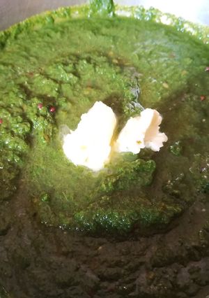 A picture of Sarso ka Saag.