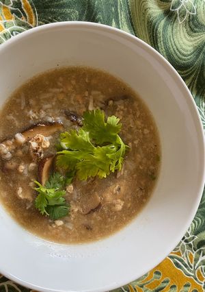 รูปของ ข้าวต้มไก่สับเห็ดหอม กลิ่นพริกไทย