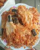 Nấm kim châm cuộn rong biển chiên giòn (Bạch tuột chay chiên)