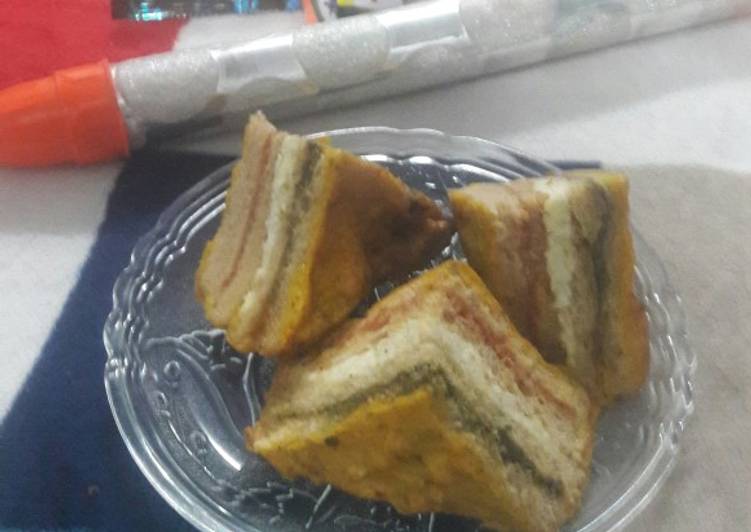 Recipe: Appetizing Colour bread pakora