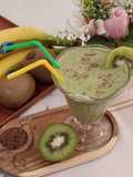 Smoothie με ακτινίδιο και σπανάκι