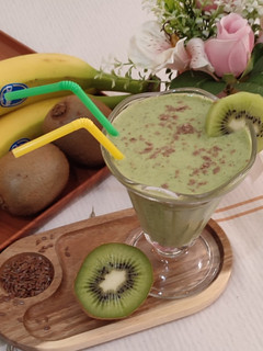 Φωτογραφία της συνταγής Smoothie με ακτινίδιο και σπανάκι