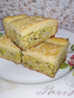 Una foto de Torta de puerros !!!