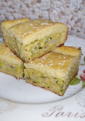 Una foto de Torta de puerros !!!