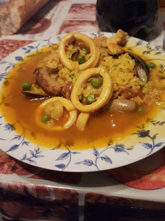 Una foto de Arroz caldoso con calamares