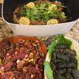 Roasted Turkey Bacon and Brussels Sprouts Mix(cải Brussels nướng cùng thịt gà tây)