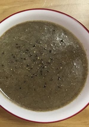 鮮磨菇湯(腰果奶替忌廉) 的食譜成品照片