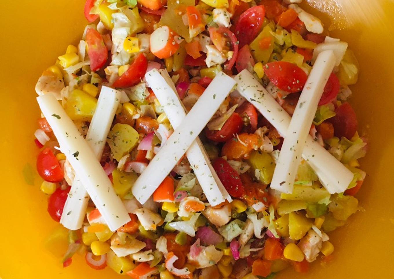 Ensalada de patata y zanahoria