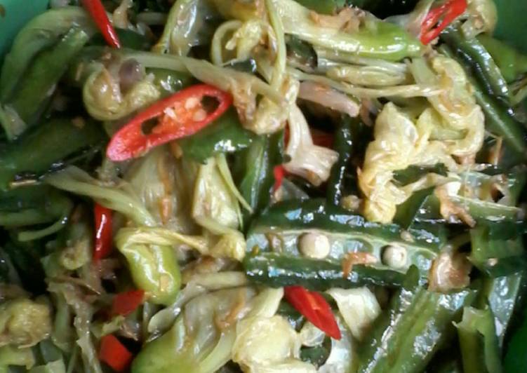 Proses mengolah SAYUR KECIPIR &amp; BUNGA TURI, Bisa Manjain Lidah