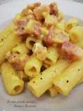 Tortiglioni cremosi alla carbonara