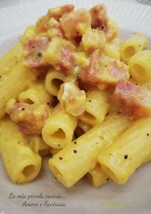 Foto di Tortiglioni cremosi alla carbonara