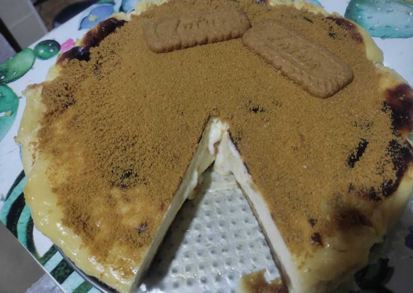 Tarta de queso y lotus
