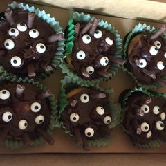 A picture of Spider Cakes!!.