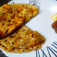 Aloo Paratha A picture of Aloo Paratha.