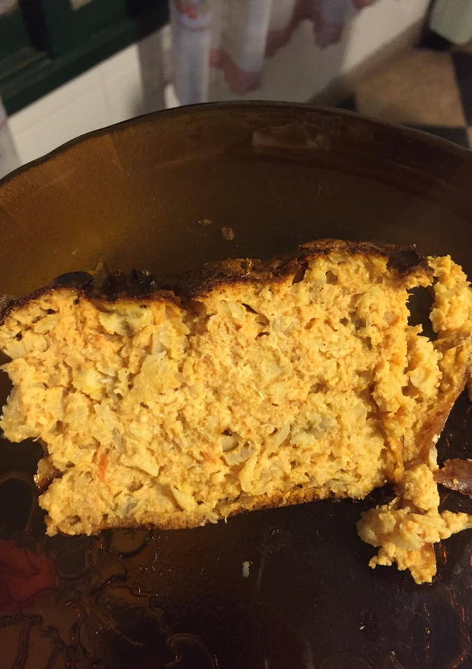 Una foto de Budín de merluza