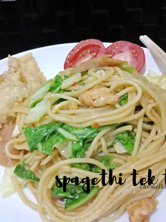 Foto resep Spagethi tek tek