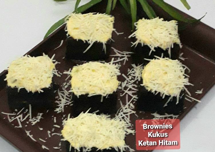 Cara Membuat Brownies Kukus Ketan Hitam Yang Nikmat