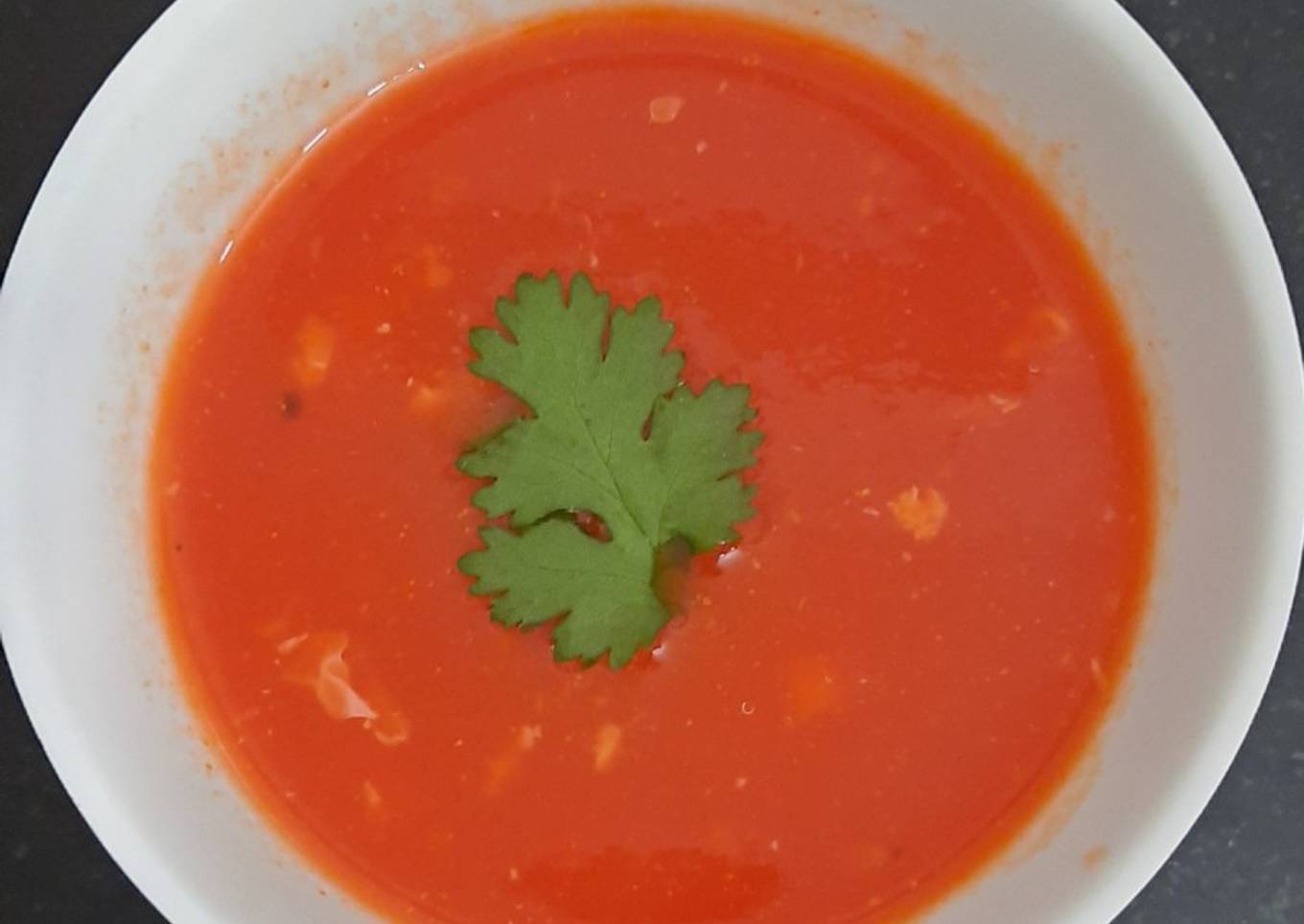 Tomato beet soup