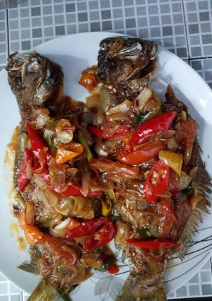 Foto resep Ikan goreng saus tiram