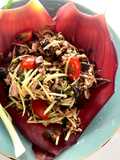 ยำหัวปลีย่างหมูสับ🌶️🧄