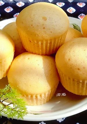 Hình của món Cupcake phô mai hấp.