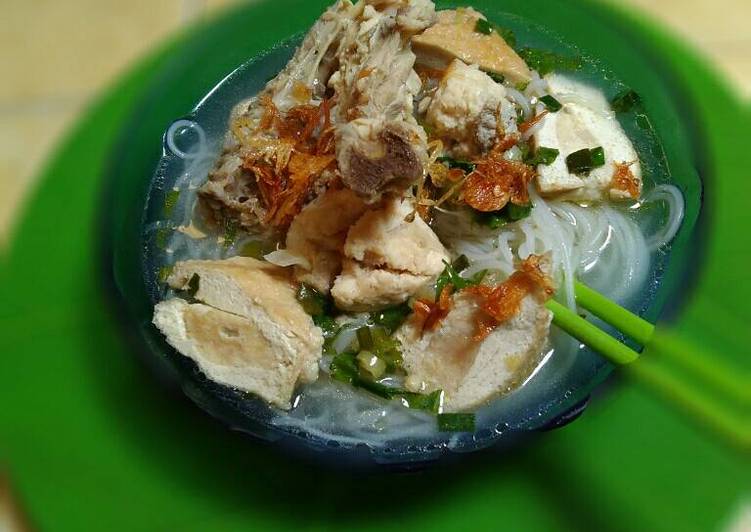 Langkah Mudah untuk Menyiapkan Bakso tahu ayam yang Enak Banget