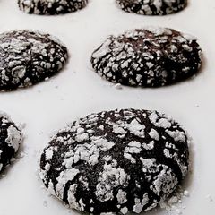A picture of Chocolate Crinkle Cookies.