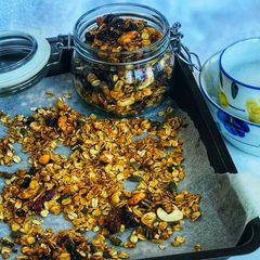 A picture of Homemade Granola.