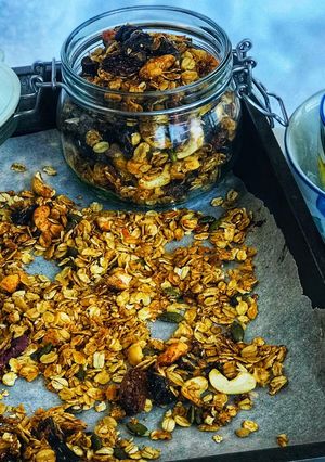 A picture of Homemade Granola.