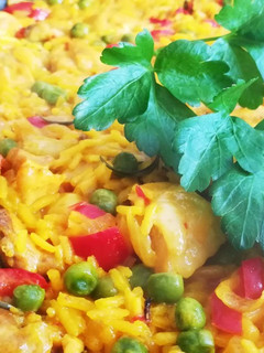 Una foto de Arroz con pollo