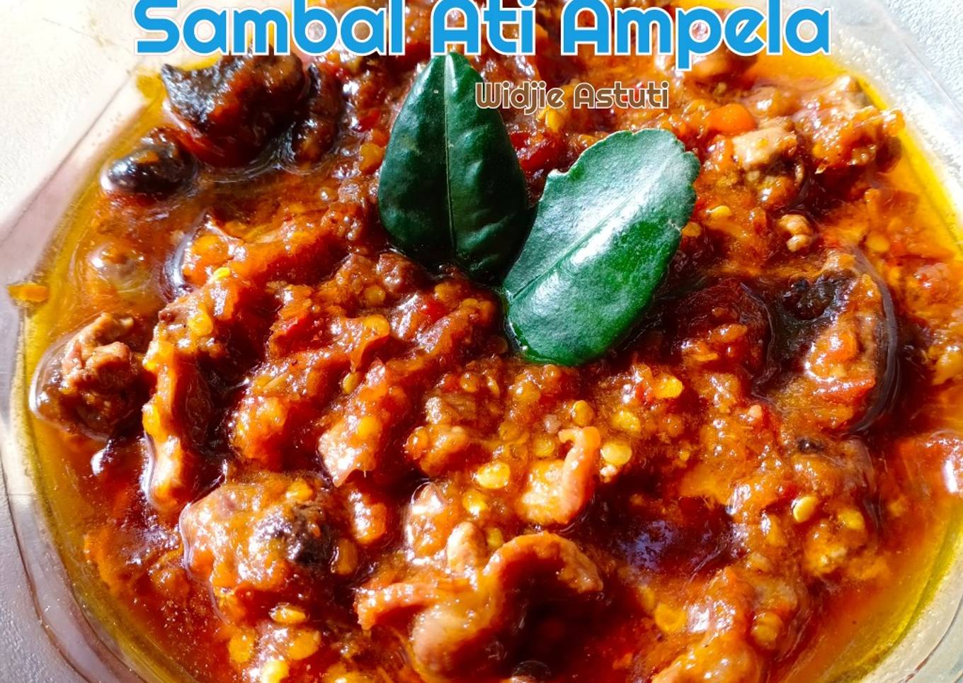 Sambal Ati Ampela Pelengkap Soto/Sop Kutai